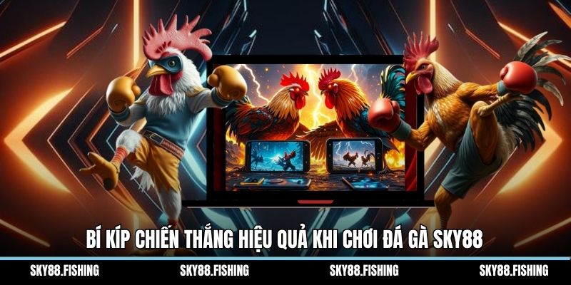 Bí kíp chiến thắng hiệu quả khi chơi đá gà Sky88